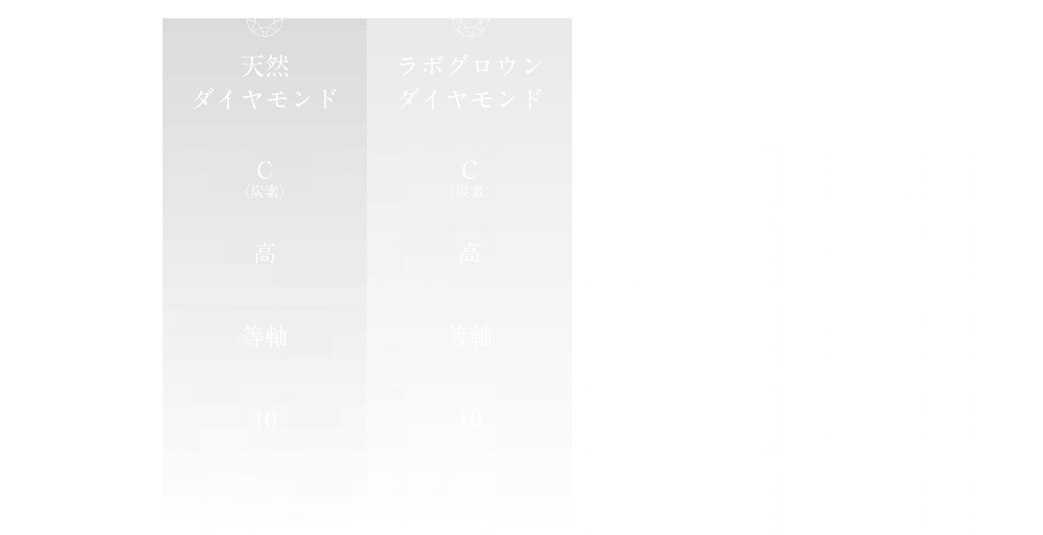 比較表